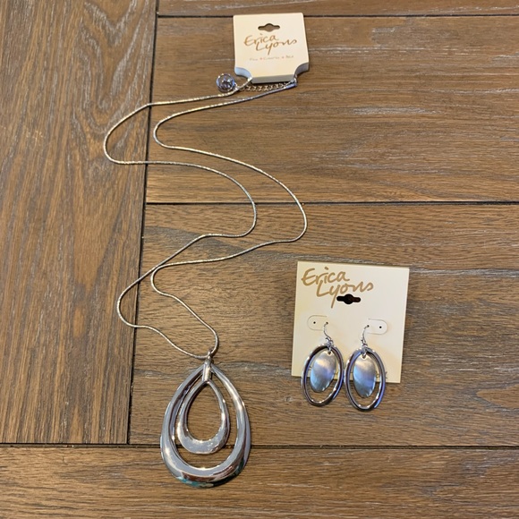 Erica Lyons necklace and earring set! Brand new! - Picture 2 of 7